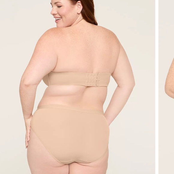 Cacique Lane Bryant Multi Way Boost Strapless Bra 44D Cafe Mocha - Picture 2 of 12